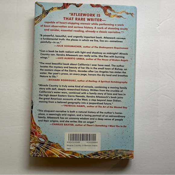 Miracle Country: A Memoir by Kendra Atleework | Literary NF | Hardcover Book - Picture 3 of 8